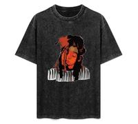 Little Simz Simbi Ajikawo Black T-Shirt Printed Tee Graphic Top for Men Unisex Shirt M