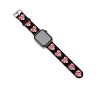 Little Sister Biggest Love Baseball Silicone Watchband Compatible with IWatch Classic Replacement Strap Soft Wristbands for Men Women 42mm/44mm