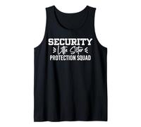 Little Sister Security Halloween Trick or Treat Big Brother Tank Top