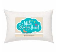 Little Sleepy Head Toddler Pillow 13x18 - Hypoallergenic Ergonomic Pillow for Sleeping, Nursery Pillow (1-Pack)