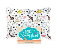 Little Sleepy Head Youth Pillowcase 16x22-100% Cotton & Hypoallergenic - Safari