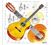 Little Snoring Gifts: Fridge Magnet - Guitar
