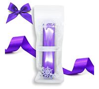 Little Snow Direct® 16mm(5/8") x 5 Metres Double Sided Satin Ribbon - Cadbury Purple