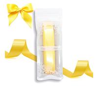 Little Snow Direct® 16mm(5/8") x 5 Metres Double Sided Satin Ribbon - Yellow Gold