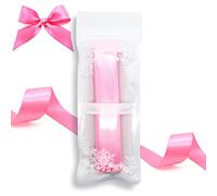 Little Snow Direct® 22mm x 5 Metres Double Sided Satin Ribbon - Hot Pink