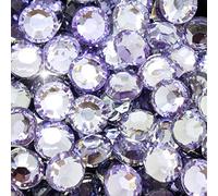 Little Snow Direct® Pack of 1000 Resin Crystal Flat Back Rhinestones Diamante Gems Nail Art & Crafts (Lilac, 2mm)