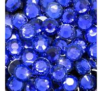 Little Snow Direct® Pack of 1000 Resin Crystal Flat Back Rhinestones Diamante Gems Nail Art & Crafts (Sapphire, 4mm)