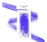 Little Snow Direct® Sheer Organza Ribbon - 6mm (1/4") 10m Length - Royal Blue