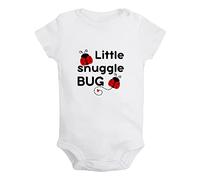 Little Snuggle Bug Funny Bodysuits, Newborn Baby Rompers, Infant Jumpsuits, 0-24 Months Babies Outfits, Kids Clothes