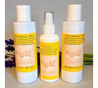 Little Snuggle-Bugs Bedtime Bath Set, Body Wash, Bubble Bath, Room Spray, Featuring Sleep Supporting Technology, Calming Fragrance for Children