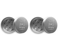 Little Soap Company Mini Bar Soap Storage Tin | Stylish, Compact Tin for 50g Soap Bars | Eco-Friendly, Reusable, Ideal for Travel or Daily Use (Pack of 2)