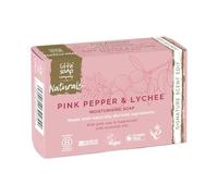Little Soap Company Naturals Pink Pepper & Lychee Soap Bar, Vegan, 100g