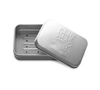 Little Soap Company Naturals Soap Storage Tin for 100g Bars, Leak-Free