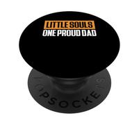 Little Souls One Proud Dad Twin Dad Father PopSockets Adhesive PopGrip