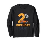 Little Speedster 2nd Birthday Boy Long Sleeve T-Shirt