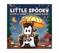 LITTLE SPOOKY Coloring Book - Adorable Goods in Cozy Spaces | Creative Pages for Teens & Adults