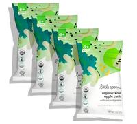 Little Spoon Kale Apple Meltable Baby Curls, Organic Baby Puffs Snack, Healthy Natural Dissolvable Puffs Best Allergen-Free Non-GMO Gluten-Free