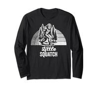 Little Squatch Bigfoot Woodland Explorer Long Sleeve T-Shirt