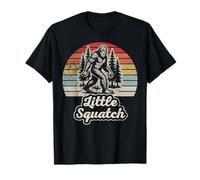 Little Squatch Retro Bigfoot Forest Vibes T-Shirt