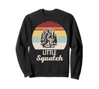 Little Squatch Retro Sasquatch Sunset Sweatshirt