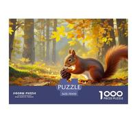 Little Squirrel 1000 Piece Jigsaw Puzzle For Adults Educational Games Stress Relief Puzzle Cultivate The Spirit of Teamwork For Adults Gifts 70x50cm/1000pcs
