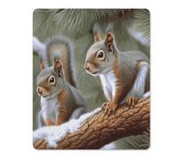 Little Squirrel Mouse Pad Thin Mouse Mat 12.44