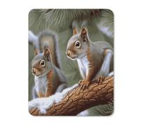 Little Squirrel Mouse Pad Thin Mouse Mat 13.68