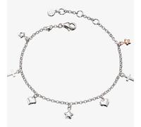 Little Star Athena Girls Silver Multi Charm Bracelet LSB0086