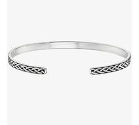 Little Star Boys Jude Silver Open Oxidised Bangle LSB0582