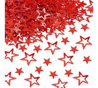 Little Star Confetti Glitter Little Stars Sequin Birthday Table Scatter Decorations for Birthday Wedding Baby Shower Table Confetti Party Decorations Red 1000pcs