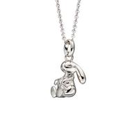 Little Star Girls Cosmo Silver Rabbit Pendant Necklace LSN0135