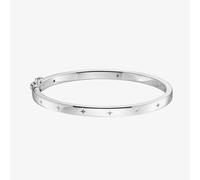 Little Star Elizabeth Silver Luxury Diamond Set Bangle LSB0505