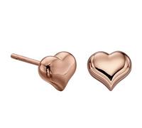 Little Star Girls Emily Rose Gold Plated Heart Stud Earrings LSE0151