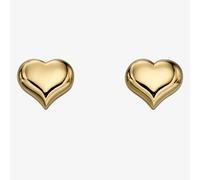 Little Star Girls Aria Gold Plated Heart Stud Earrings LSE0155