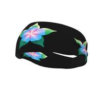 Little Star On Morning Glory Printed Versatile Sports Headband, Stretchy Moisture Wicking Headband for Yoga and Fitness