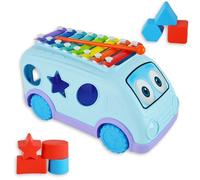 LITTLE STAR LS1003 School Bus Xylophone with Shapes