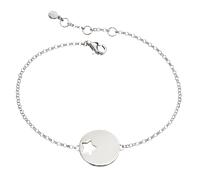 Little Star Sterling Silver Star Disc Zoe Bracelet D - Silver
