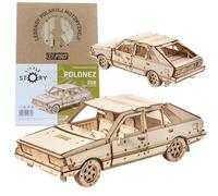 Little Story Wooden Puzzle 3D Educational Model Polonez 1500 FSO Do It Self for Children Adults Collectible
