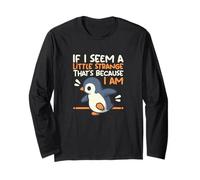 Little Strange Penguin Cute and Funny Tee Long Sleeve T-Shirt