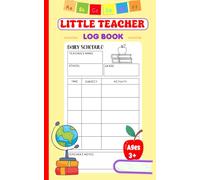 Little Teacher Logbook: Learning Fun with Daily Lessons & Schedules | An Activity Book for Kids’ Pretend Play