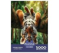 Little Tiger on The Branch 1000 Piece Jigsaw Puzzles for Adults Fun, Challenging & Brainteasing Birthday Gifts for Women And Man Challenge High Difficulty 38x26cm/1000pcs