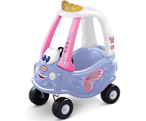 little tikes 173165E3 Fairy Cozy Coupe Car-Ride-On with Real Working Horn, Clicking Ignition Switch, and Fuel Cap-Ages 18 Months to 5 Years, Purple