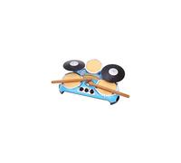 little tikes 654824EUC EA My Real Jam Set-Toy Drums with Drumsticks & Case-Four Modes, Volume Control, Bluetooth Connectivity-Encourages Imaginat