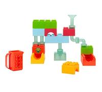 little tikes Baby Builder Splash Blocks - Baby's First Blocks - Includes 18 Large Multicoloured Blocks & Mesh Bag - Great for Floating, Scooping, Pouring, and Building - For Babes From 12+ Months Old