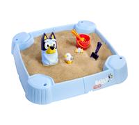 little tikes Bluey Beach Day Sandbox - Comes with 6 Accessories, Bluey Active Play, for Boys and Girls Ages 1-6 Years