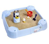 little tikes Bluey Beach Day Sandbox - Comes with 6 Accessories, Bluey Active Play, for Boys and Girls Ages 1-6 Years