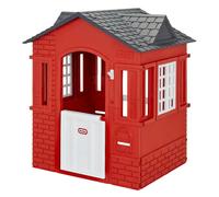 little tikes, 653889M Cape Cottage Playhouse - With Working Doors, Windows and Shutters - Interactive - Active Play Promotes Physical Development - Indoor or Outdoor Use - Red