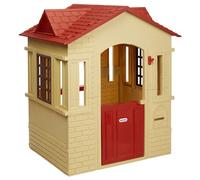 Little Tikes Cape Cottage Playhouse - With Working Doors, Windows & Shutters - Interactive - Active Play Promotes Physical Development - Indoor or Outdoor Use - Tan