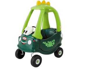 little tikes Cosy Coupe Dino-Push Car, Children with Functional Doors, Floor to Remove & 1 Horn Encourages Creative Play, 18 Months to 5 Years, 174100E3