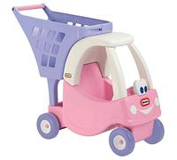 Little Tikes Cozy Shopping Cart - Imaginary Grocery Shopping for Kids - Playset for Toddlers - Pink/Purple, Princess